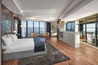 Oda Görseli: Premium Deluxe Room with Terrace / Alkolsüz Yarım Pansiyon