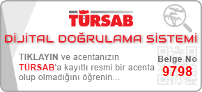 TÜRSAB A Sınıfı Seyahat Acentesi (A - 9798)